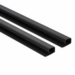 AmazonBasics Cable Raceway - 48-Inch, Black, 2-Pack