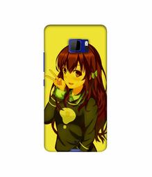 Amazon Brand - Solimo Designer DJ Girl Vector 3D Printed Hard Back Case Mobile Cover for HTC U Ultra