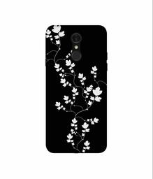 Amazon Brand - Solimo Designer Color Flowers 3D Printed Hard Back Case Mobile Cover for LG Q7