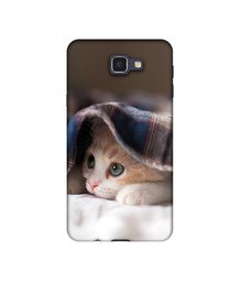 Amazon Brand - Solimo Designer Sleepy Kitten UV Printed Soft Back Case Mobile Cover for Samsung Galaxy J5 Prime