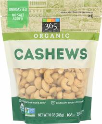 365 Everyday Value, Organic Cashews, 10 oz