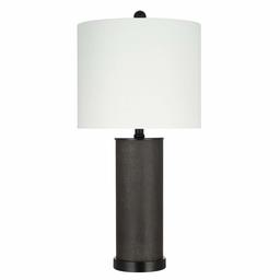 Amazon Brand – Rivet Modern Shagreen and Marble Table Lamp, LED Bulb Included, 25