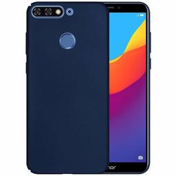 Amazon Brand - Solimo Mobile Cover (Hard Back & Slim) for Huawei Honor 7C (Blue)