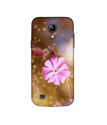 Amazon Brand - Solimo Designer Pink Flower 3D Printed Hard Back Case Mobile Cover for Samsung Galaxy S4 Mini