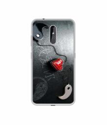 Amazon Brand - Solimo Designer Chinnese Yin and Yang UV Printed Soft Back Case Mobile Cover for Nokia 3.2