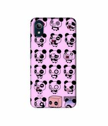 Amazon Brand - Solimo Designer Panda Experation 3D Printed Hard Back Case Mobile Cover for Vivo Y91i