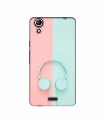 Amazon Brand - Solimo Designer Head Phone 3D Printed Hard Back Case Mobile Cover for Micromax Canvas Selfie 2 Q340