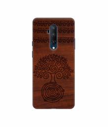 Amazon Brand - Solimo Designer Engraved Patten 3D Printed Hard Back Case Mobile Cover for OnePlus 7T Pro