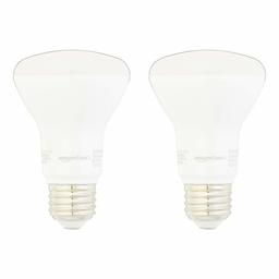 AmazonBasics - foco LED R20 de 50 W, regulable, 2 unidades, R20, Paquete-de-2, Daylight