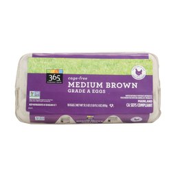 365 EVERYDAY VALUE Brown Medium Grade A Eggs, 18 CT