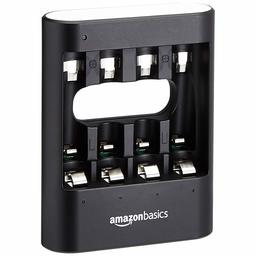 AmazonBasics Rapid USB Battery Charger for AA / AAA Ni-MH - Black