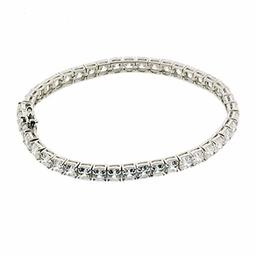 Amazon Collection JEB0008_121CL6HQD00 Cubic Zirconia (CZ) Silver Ag925 Bracelet