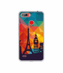 Amazon Brand - Solimo Designer Colored Paris UV Printed Soft Back Case Mobile Cover for Itel A46