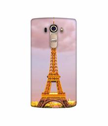 Amazon Brand - Solimo Designer Eiffel Tower Paris 3D Printed Hard Back Case Mobile Cover for LG G4