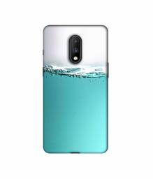 Amazon Brand - Solimo Designer Half Fill 3D Printed Hard Back Case Mobile Cover for OnePlus 7