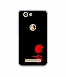 Amazon Brand - Solimo Designer Red Moon UV Printed Soft Back Case Mobile Cover for Gionee F103 Pro