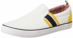 Amazon Brand - House & Shields Men's White Canvas Sneakers-7 UK (41 EU) (8 US) (AZ-HS-008)