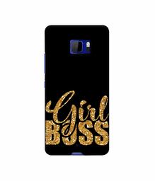 Amazon Brand - Solimo Designer Sparkle Girl Boss 3D Printed Hard Back Case Mobile Cover for HTC U Ultra