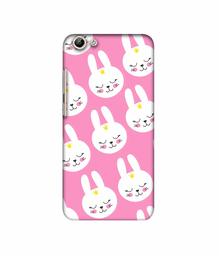 Amazon Brand - Solimo Designer Rabbit Pattern 3D Printed Hard Back Case Mobile Cover for Vivo Y69