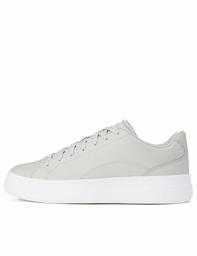 Care of by PUMA Leather Platform Court Low-Top Sneakers, Grey (Gray-Peach Bud), 5.5 UK