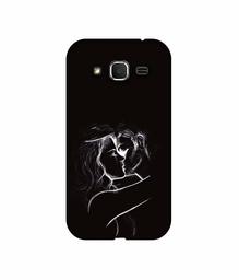 Amazon Brand - Solimo Designer Kissing Couple 3D Printed Hard Back Case Mobile Cover for Samsung Galaxy Core Prime