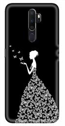 Amazon Brand - Solimo Designer Girl Design 3D Printed Hard Back Case Mobile Cover for Oppo A5 (2020)