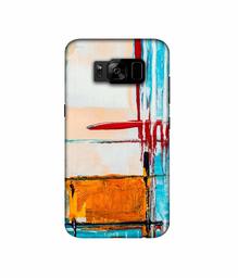 Amazon Brand - Solimo Designer Glass Paint 3D Printed Hard Back Case Mobile Cover for Samsung Galaxy S8 Plus