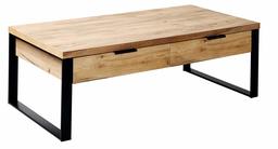 Amazon Brand - Movian Ems - Coffee Table with Drawers, 118 x 59 x 40 cm - Core Oak Effect