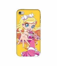 Amazon Brand - Solimo Designer Singing Girl Vector 3D Printed Hard Back Case Mobile Cover for Apple iPhone 4 / 4S