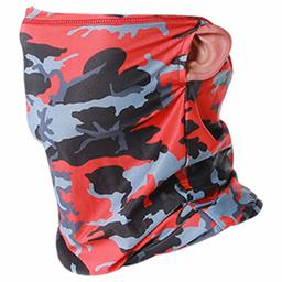 JSPA Neck Gaiter Bandanas with Ear Loops Design, Ice Silk Cooling Sports Scarf Balaclava for Dust Outdoor