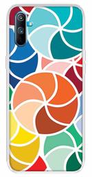 Amazon Brand - Solimo Designer Multicolor Circle Pattern Printed Soft Back Case Mobile Cover for Realme C3