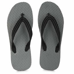 Solefit Men's Black Slippers-7 UK (41 EU) (SLFT-0087)