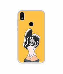 Amazon Brand - Solimo Designer Boy Shoes Pattern UV Printed Soft Back Case Mobile Cover for Micromax Canvas 2 Plus (2018)