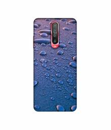 Amazon Brand - Solimo Designer Water Drops 3D Printed Hard Back Case Mobile Cover for Poco X2 / Mi Redmi K30