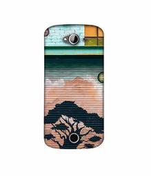 Amazon Brand - Solimo Designer Tree Painting 3D Printed Hard Back Case Mobile Cover for Acer Liquid Z530