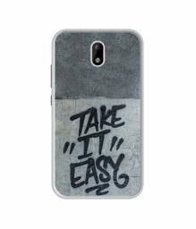 Amazon Brand - Solimo Designer Take It Easy UV Printed Soft Back Case Mobile Cover for Itel A23