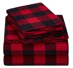 Pinzon Plaid Flannel Sheet Set - Twin