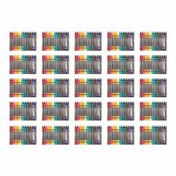 AmazonBasics Crayons - 16 Assorted Colors, 25-Pack