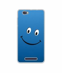 Amazon Brand - Solimo Designer Happy UV Printed Soft Back Case Mobile Cover for Lava A72