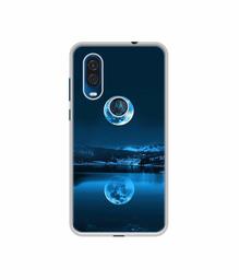 Amazon Brand - Solimo Designer Moon Pattern Print UV Printed Soft Back Case Mobile Cover for Motorola One Vision