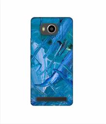 Amazon Brand - Solimo Designer Blue Paint 3D Printed Hard Back Case Mobile Cover for Lenovo A7700