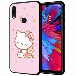 Amazon Brand - Solimo Designer Kitty Printed Hard Back Case Mobile Cover for Redmi Note 7 & Redmi Note 7 Pro (D1136)