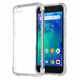 (Renewed) Amazon Brand - Solimo Protective Mobile Cover (Soft & Flexible Back Case) for Redmi Go (Transparent)