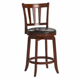 Amazon Brand – Ravenna Home Rosalind Swivel Ladder Back Counter Stool, 39