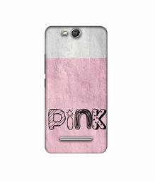 Amazon Brand - Solimo Designer Pink 3D Printed Hard Back Case Mobile Cover for Micromax Canvas Juice 3 Q392