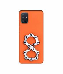 Amazon Brand - Solimo Designer Number Eight 3D Printed Hard Back Case Mobile Cover for Samsung Galaxy A51