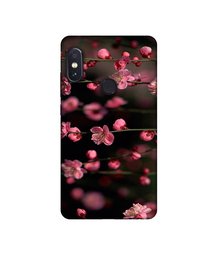 Amazon Brand - Solimo Designer Pink Flowers 3D Printed Hard Back Case Mobile Cover for Mi Redmi Note 5 Pro