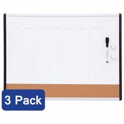 AmazonBasics 3 in 1 Combo Board, Plastic/Aluminum Frame, 17