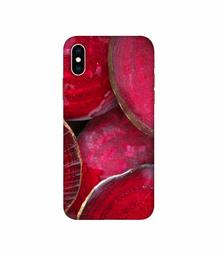 Amazon Brand - Solimo Designer Red Texture 3D Printed Hard Back Case Mobile Cover for Apple iPhone Xs Max