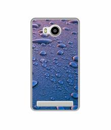 Amazon Brand - Solimo Designer Water Drops UV Printed Soft Back Case Mobile Cover for Lenovo A7700